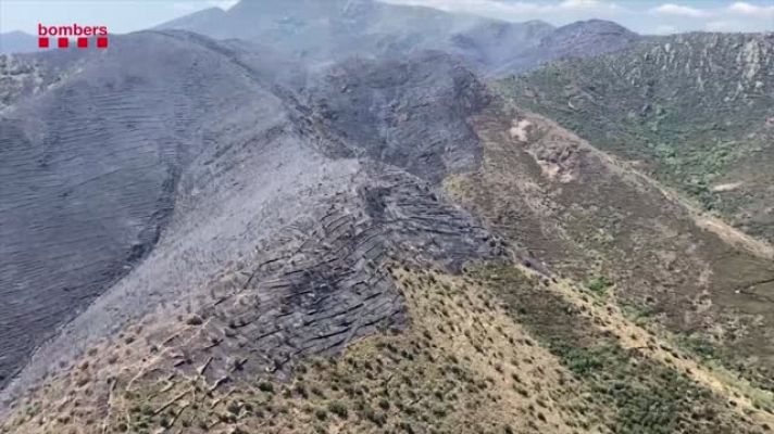  - Controlat l'incendi al Cap de Creus amb més de 400 hectàrees cremades