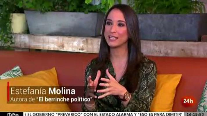 Estefanía Molina, autora de "El berrinche político"