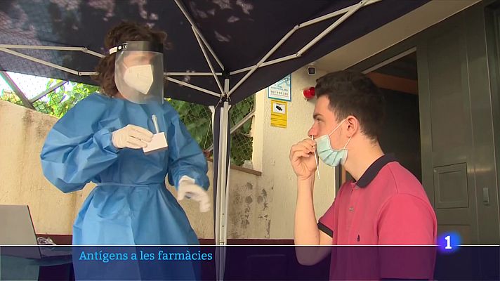 Test d'antigens gratuït a les farmàcies