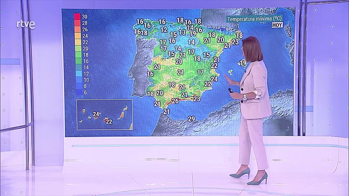 Predominio del tiempo seco y soleado en toda España