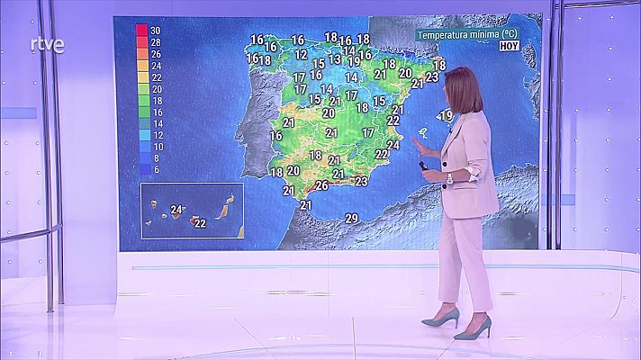 El tiempo - Predominio del tiempo seco y soleado en toda España