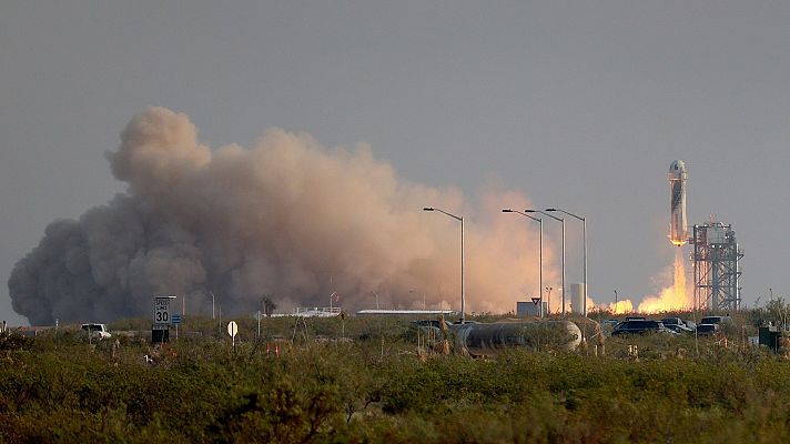 Telediario 1 - Jeff Bezos se lanza al espacio