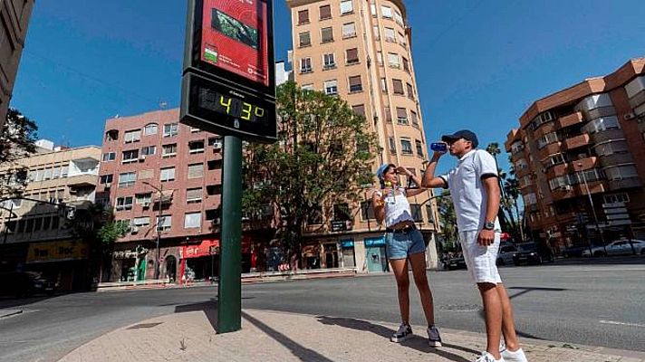 Temperaturas muy altas este miércoles