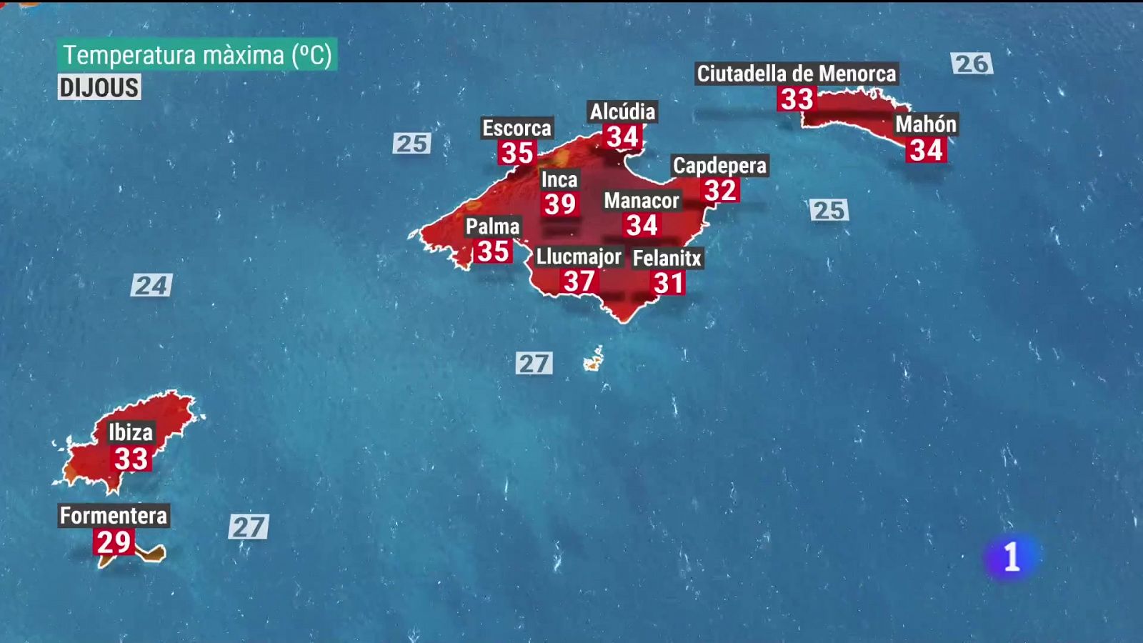 Informatiu Balear: El temps a les Illes Balears - 21/07/21 | RTVE Play