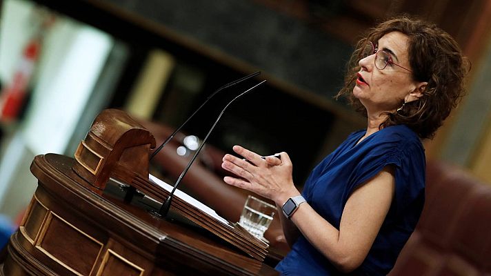 Telediario 2 - El Gobierno saca adelante el decreto de los interinos con la ayuda de ERC