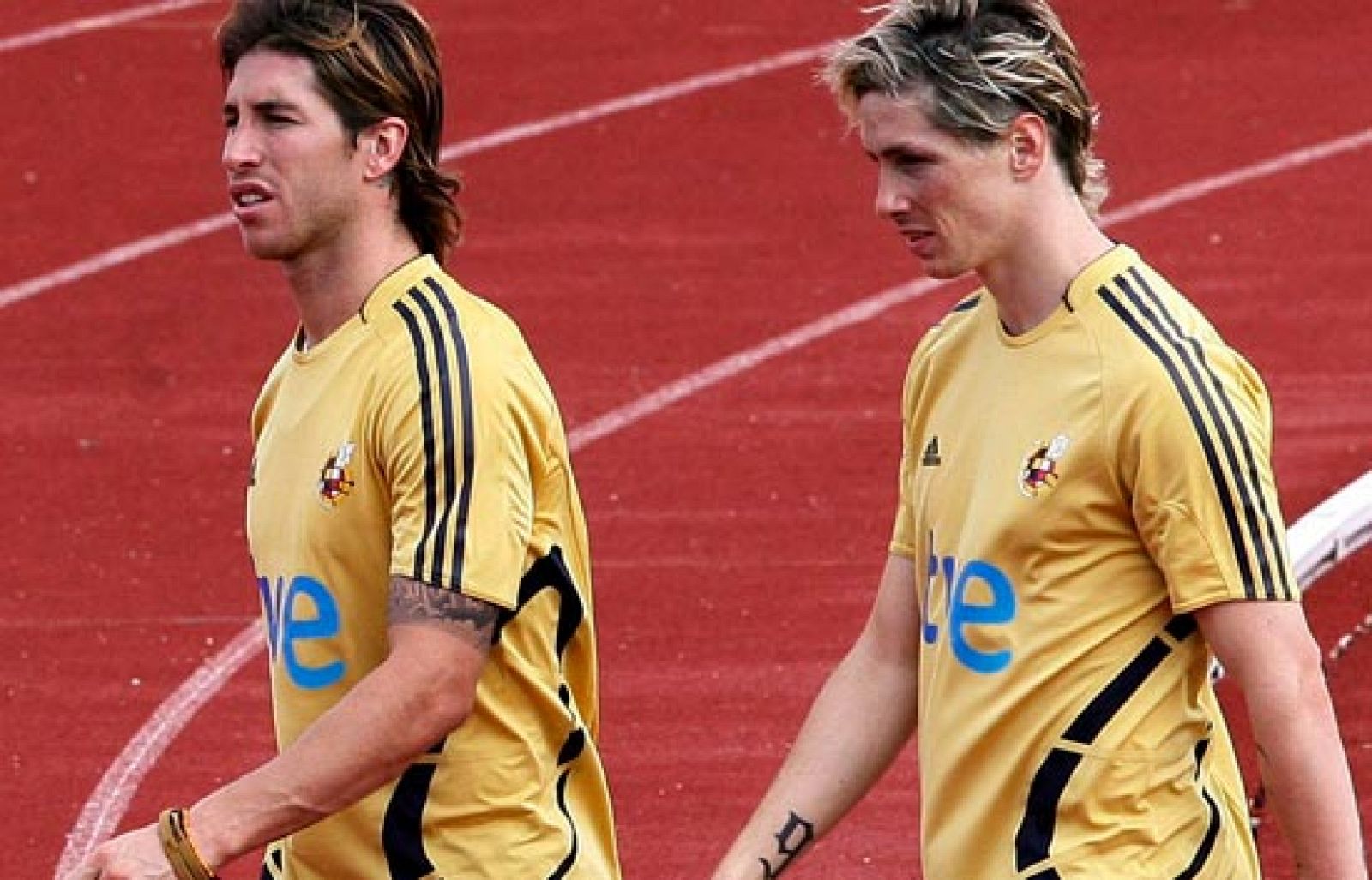 Susto de Torres en el entrenamiento | Ver