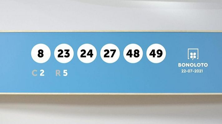 SELAE - Sorteo de la Lotería Bonoloto del 22/07/2021