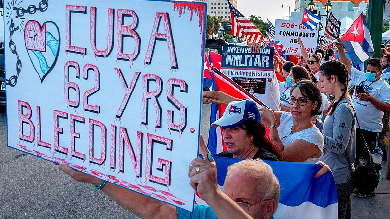 Estados Unidos impone sanciones contra el Gobierno cubano por las detenciones de manifestantes