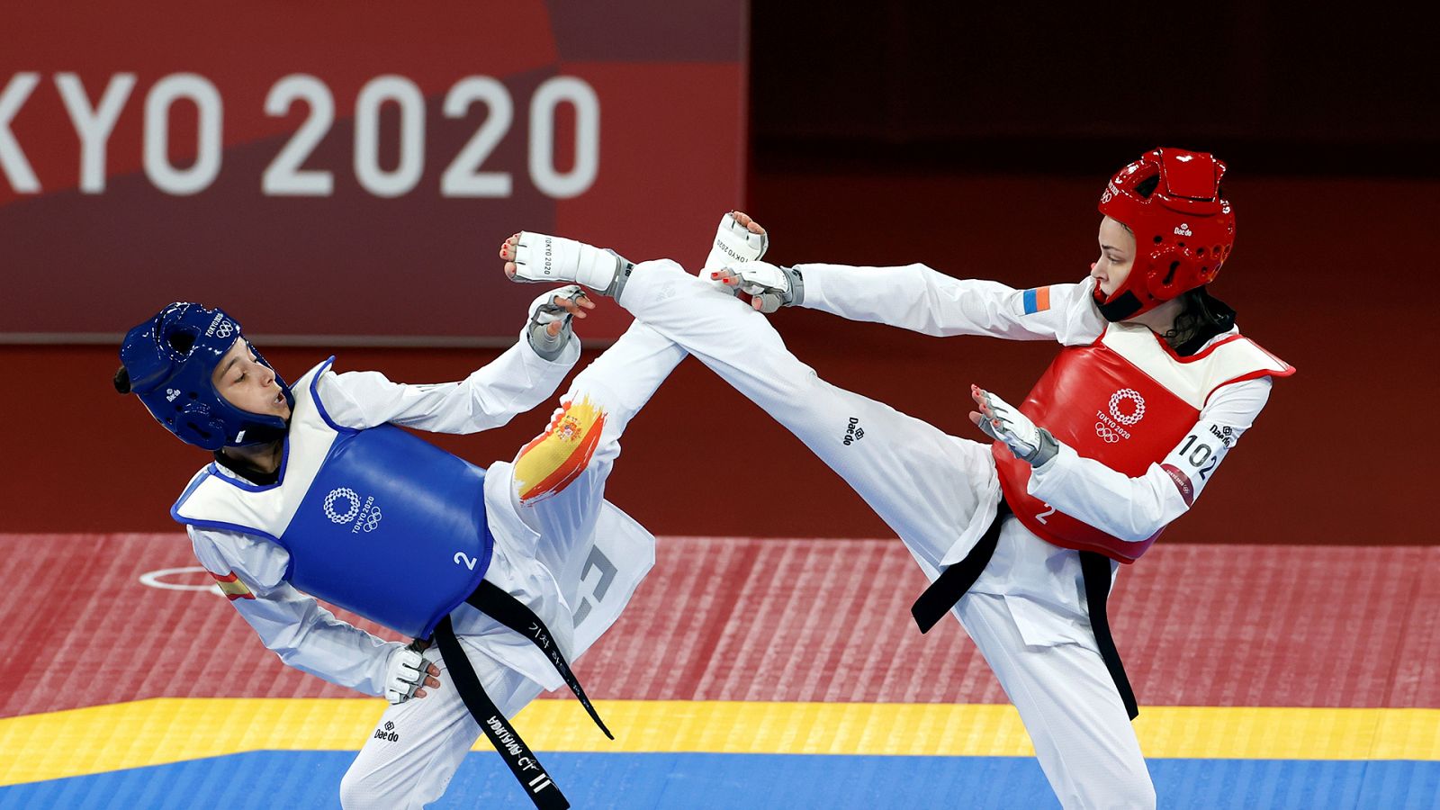 Taekwondo: Clasificación femenina Octavos de final. Juegos Olímpicos de Tokio 2020