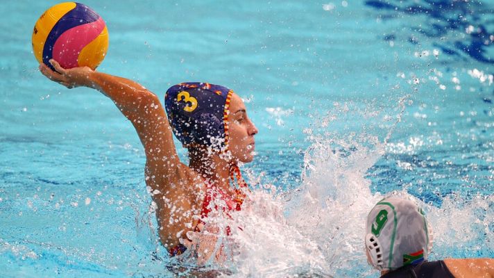 Waterpolo Tokyo 2020 - España arrasa a Sudáfrica en su debut en waterpolo