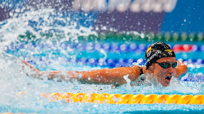 Mireia Belmonte roza la medalla en 400m estilos