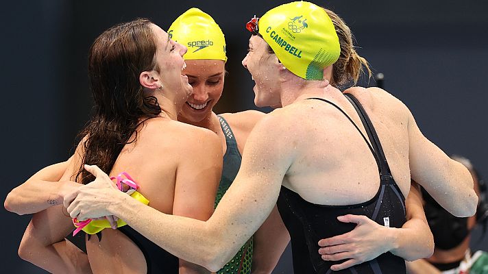 Natación Tokyo 2020 - Récord del mundo y oro para el 4x100 australiano