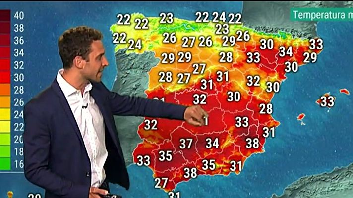 El tiempo - Lluvias en el norte y caída de temperaturas en el este