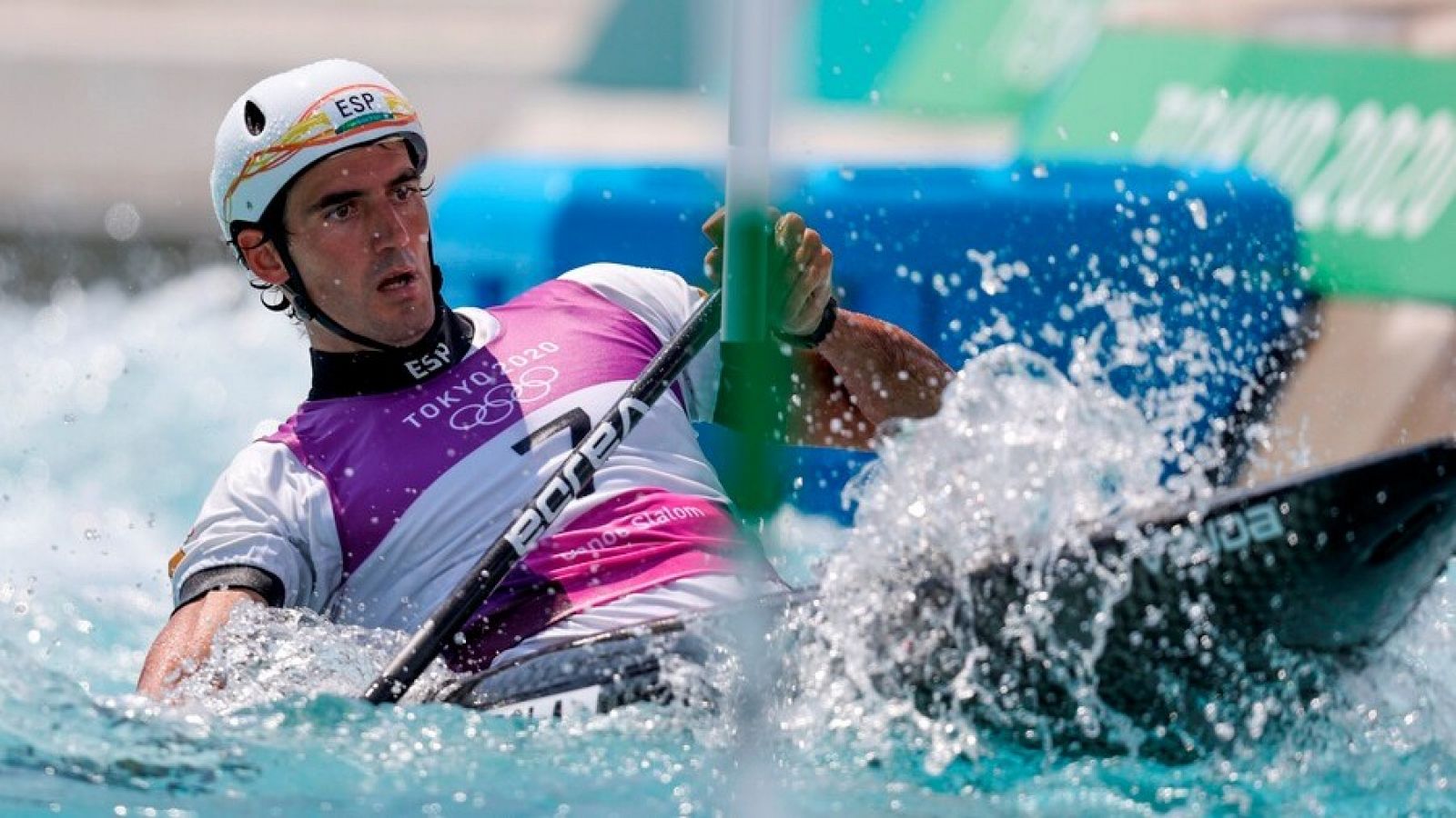 Ander Elosegi alcanza las semifinales de piragüismo slalom