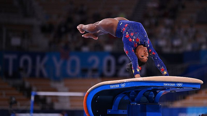 La ejecución en el ejercicio de salto de Simone Biles - Ver ahora