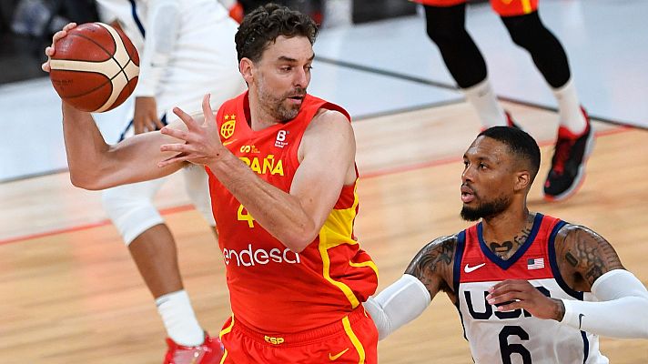 Telediario 2 - La selección española de baloncesto debuta ante el anfitrión