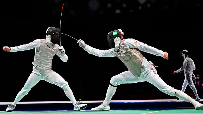 Esgrima Tokyo 2020 - Esgrima. Florete: C. Llavador - A. Choupenitch