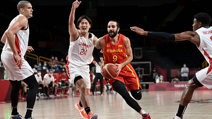 Ricky Rubio guía a España en su victoria ante Japón