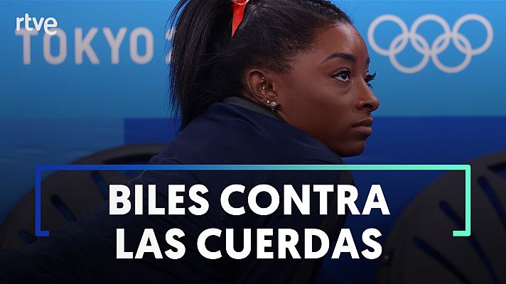 Simone Biles a 332 milésimas de ser destronada por la brasileña Rebeca Andrade