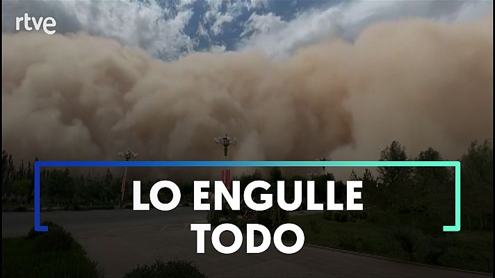 Modo Digital - Tormenta de arena en Dunhuang, China