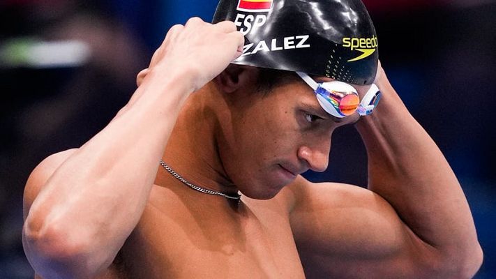 Hugo González, sexto en la final de 100m espalda