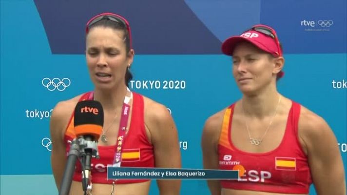 Liliana Fernández y Elsa Baquerizo: "Sabíamos que iba a ser un partido difícil"