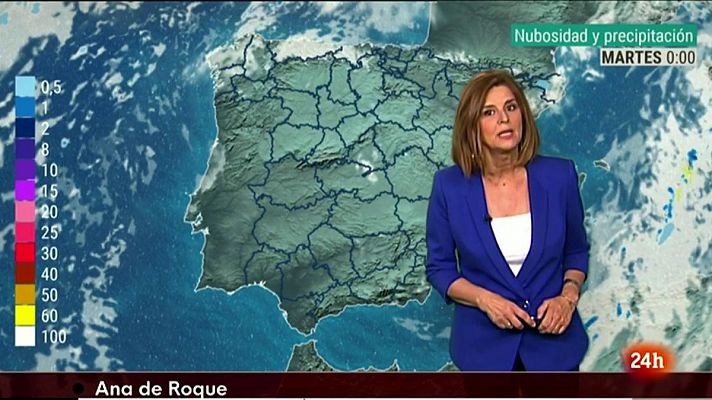 El tiempo - Suben las temperaturas de día con nubes en el norte 27/07/2021