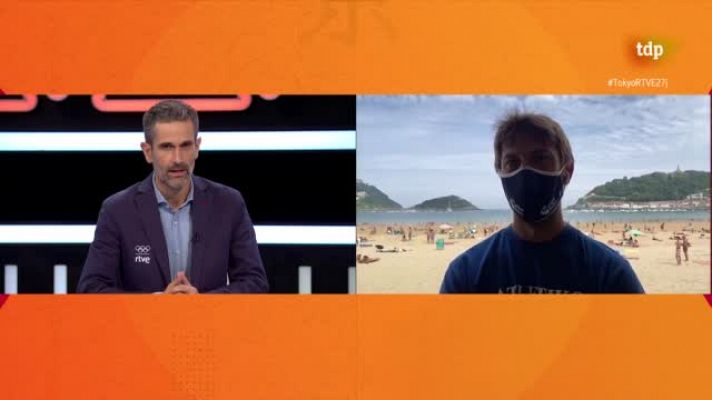 Tokyo 2020 - Aritz Fernández: ''Cuando ha bajado pintaba a bronce''