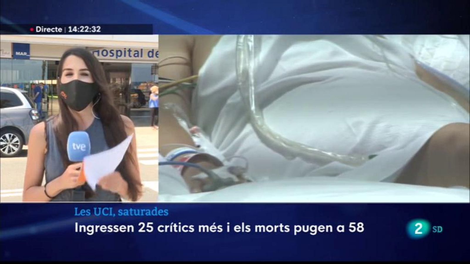 La mortalitat per la covid-19 es dispara a nivells de febrer