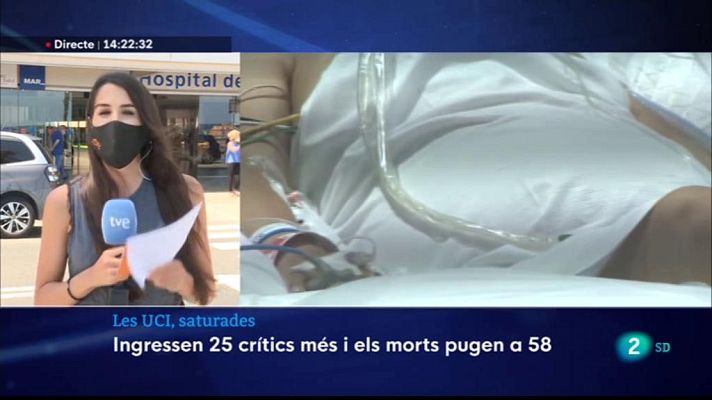 L'Informatiu - La mortalitat per la covid-19 es dispara a nivells de febrer