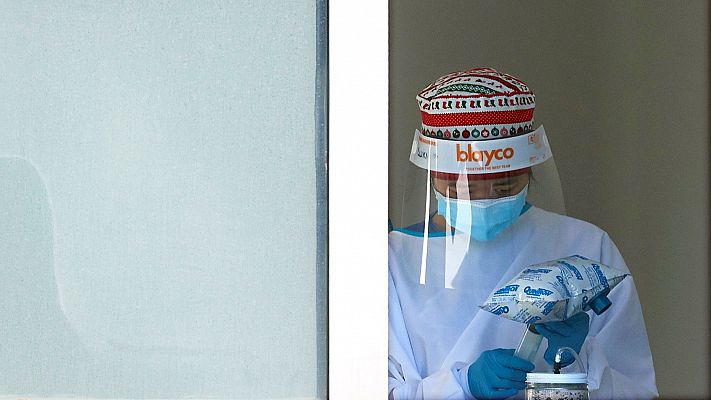 Telediario 1 - La edad media de los fallecidos con COVID-19 baja durate la quinta ola de la pandemia