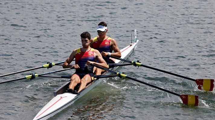 Horta y Balastegui, eliminados en semifinales de Doble scull ligero