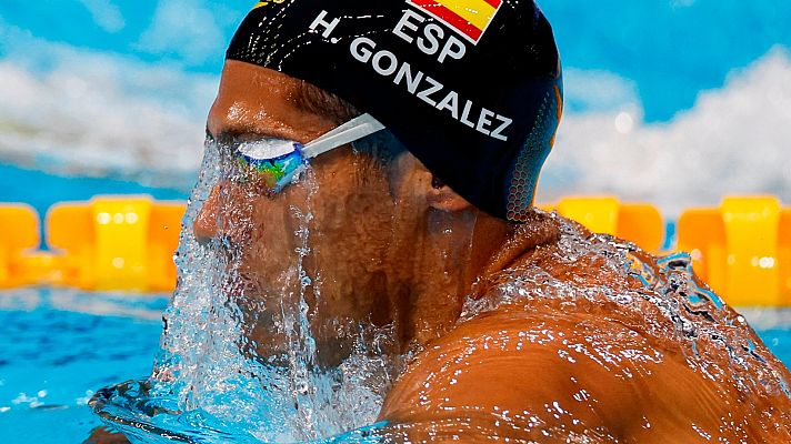 Clasificación de Hugo González a semifinales del 200 estilos