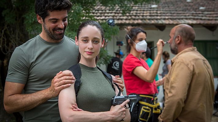 Telediario 1 - 'Sequía' se rueda en Cáceres