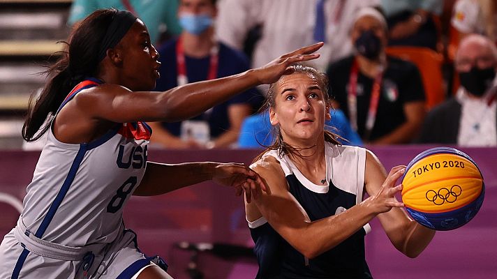 La selección femenina de Estados Unidos, campeona olímpica en baloncesto 3x3