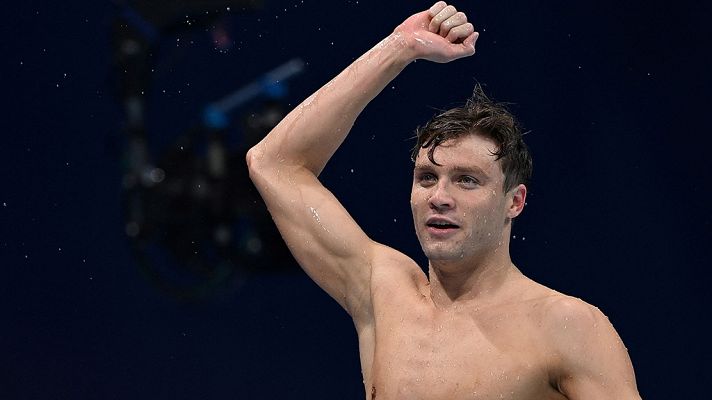 Natación Tokyo 2020 - Robert Finke da la sorpresa y se lleva el oro en los 800