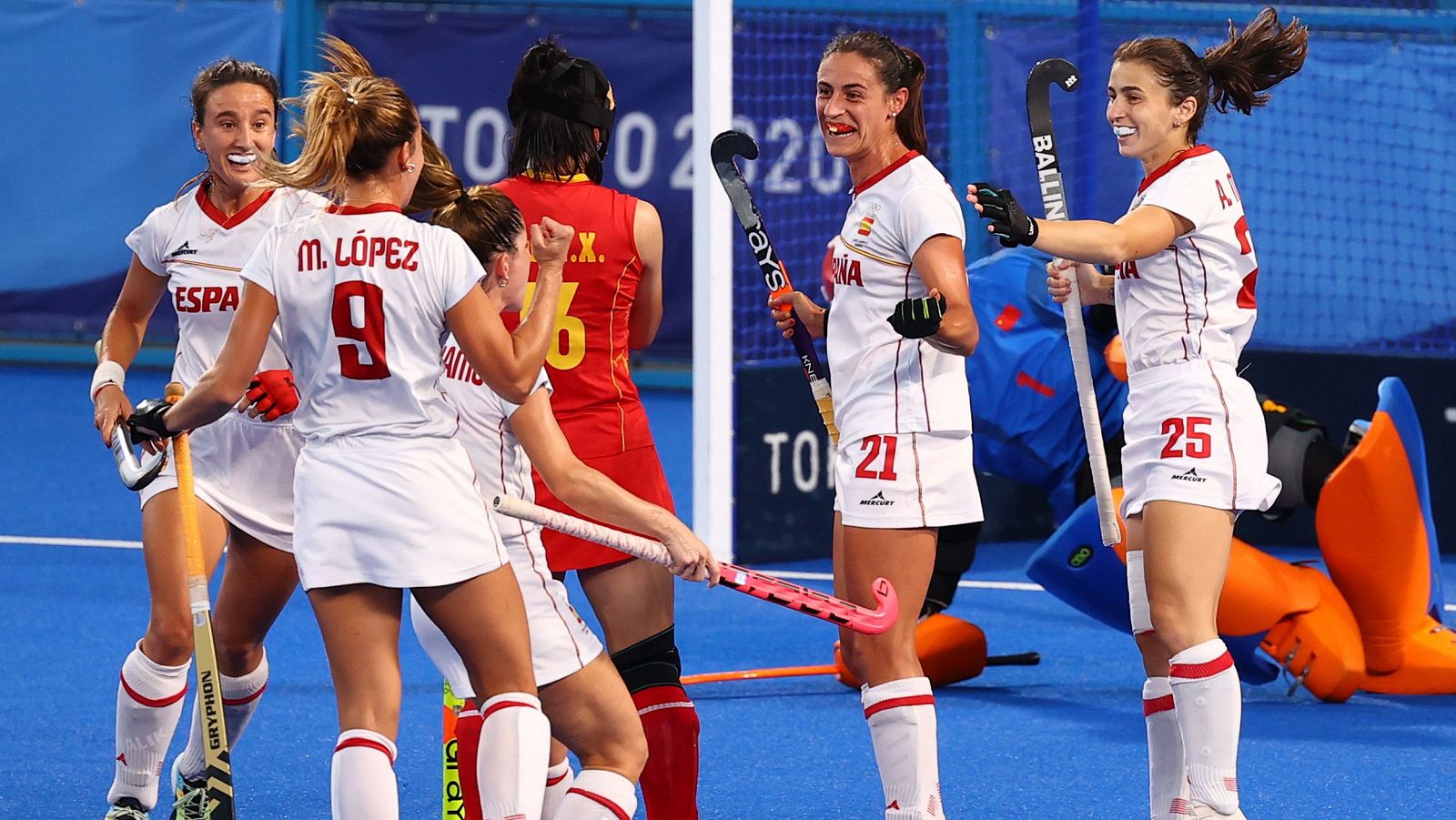 Hockey hierba femenino: España - China