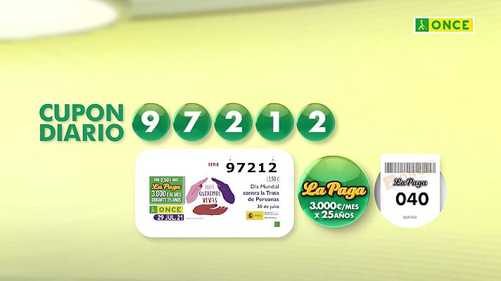 Sorteos ONCE - Sorteo ONCE - 29/07/21