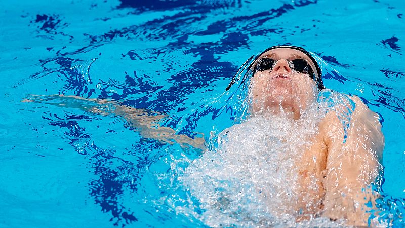 Nicolas García, octavo en 200m espalda