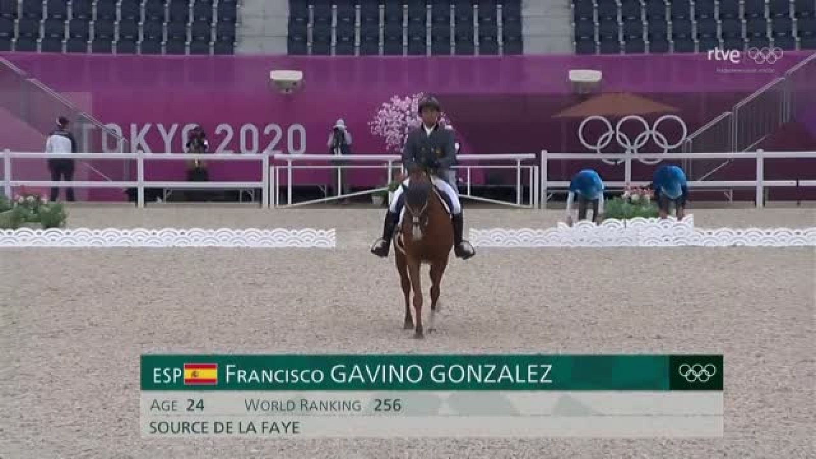 Francisco Gaviño logra una puntuación de 47.50 en hípica