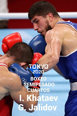 Boxeo: Semipesado. Cuartos: I. Khataev - G. Jalidov