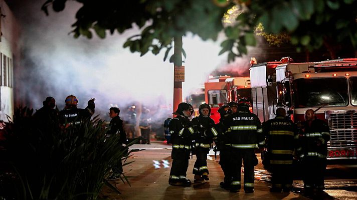 Incendio en la cinemateca de Brasil