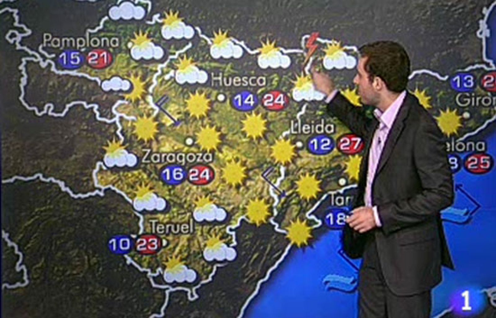 Vientos fuertes mañana en el noreste de Gerona, Valle del Ebro y Menorca