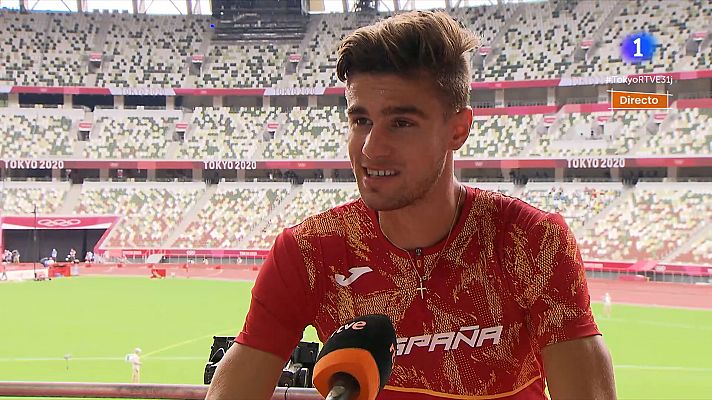Atletismo Tokyo 2020 - Sánchez-Valladares: "Estoy muy contento de estar aquí"