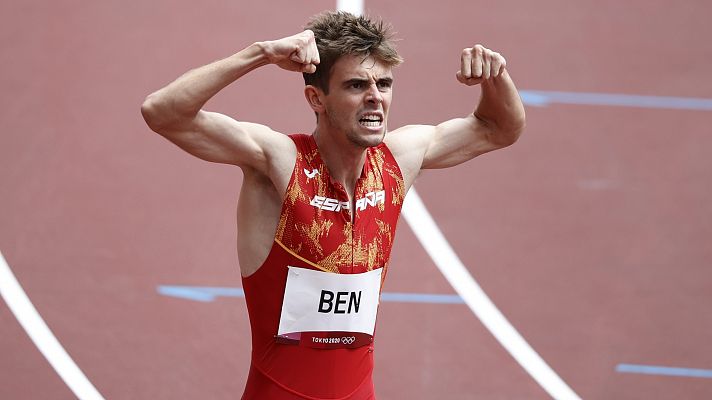 Atletismo Tokyo 2020 - Adrián Ben pasa a las semifinales de 800 metros lisos; Sánchez-Valladares y Ordónez, eliminados