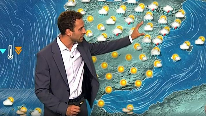 El tiempo - Caen las temperaturas en el interior de la península