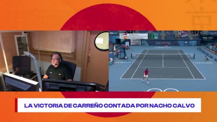  - La reacción de Nacho Calvo a la victoria de Pablo Carreño