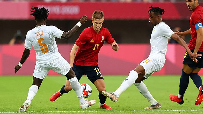 Fútbol. Cuartos: España - Costa de Marfil