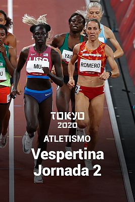 Atletismo: Sesión Vespertina. Jornada 2