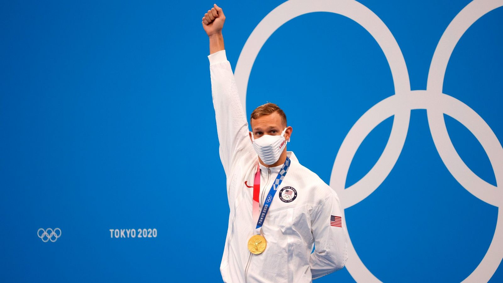 Caeleb Dressel suma su 'póker' de oros en Tokyo 2020 ganando en 50m libres